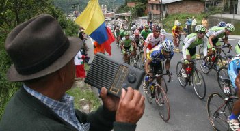 Un homenaje al ciclismo colombiano. 