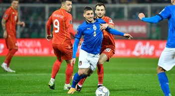 Italia- Macedonia del Norte. 