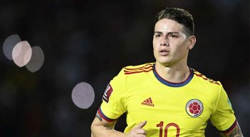 James habla de la derrota de Colombia. 