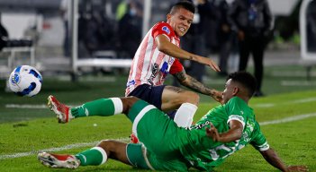 La Equidad vs. Junior por Copa Sudamericana. AFP