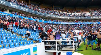 Violencia en el fútbol mexicano.