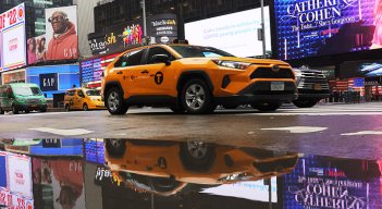 Taxis en Nueva York.