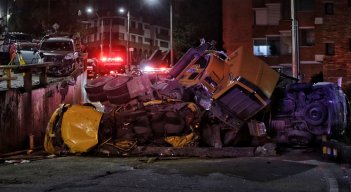 Dos muertos deja accidente de tránsito en el norte de Bogotá./Foto: Colprensa