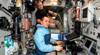 Aterrizó en la tierra el astronauta con mayor récord en el espacio./Foto: Nasa