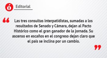 Se aleja el centro