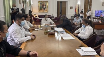 Jefferson Mena Sánchez, el consejero presidencial para los Derechos Humanos, estuvo la semana pasada en Cúcuta. /Foto cortesía