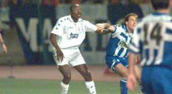 Freddy Rincón,  leyenda del fútbol colombiano.