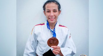 Maryuri Ureña, judoca cucuteña. 