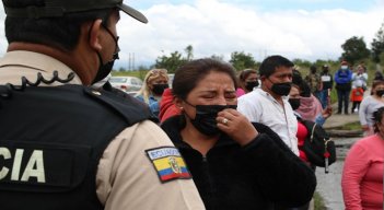 Policías y militares intervinieron para controlar la situación. / Foto: AFP 