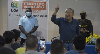Rodolfo Hernández estuvo en Cúcuta y cumplió varias actividades de campaña./Foto Pablo Castillo-La Opinión