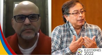 Salvatore Mancuso y Gustavo Petro.