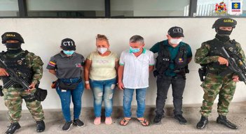 La Fiscalía les imputó los delitos de tráfico, fabricación o porte de estupefacientes; y concierto para delinquir con fines de narcotráfico