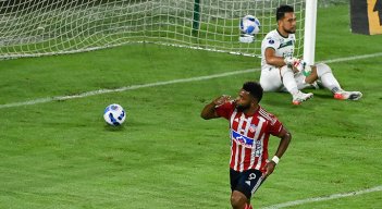 Miguel Borja, Junior de Barranquilla. Foto: AFP