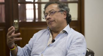 Gustavo Petro en Cúcuta. /Foto Juan Pablo Cohen-La Opinión