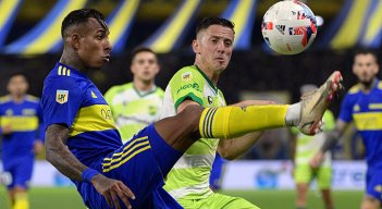 Sebastián Villa jugador de Boca Juniors. Foto: AFP