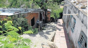 En esta calle se cayeron las casas, hace 12 años. 