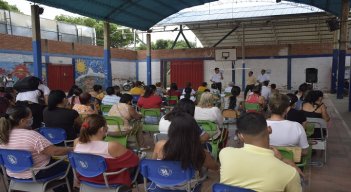 Los estudiantes recibirán clases en modalidad de alternancia mientras se construye todo el colegio. / Foto: Pablo Castillo/La Opinión