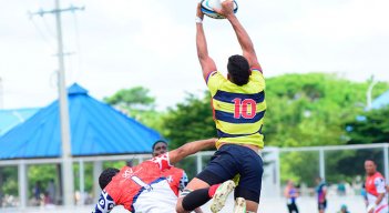 Alain Altahona en los Juegos Bolivarianos. 