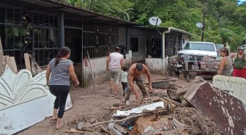 Deslizamiento por lluvias en el Táchira