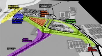 Renovación del portal fronterizo en La Parada. El proyecto se viene diseñando desde hace un año. / Foto: Cortesía / La Opinión 