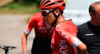 Nairo Quintana, Ruta de Occitania 2022. Foto tomada del Arkéa Samsic