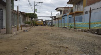 La primera vía en ser intervenida con este proyecto fue la calle 8 entre avenidas 3 y 5 del barrio San Luis./ Foto: Pablo Castillo/La Opinión
