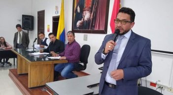 David Bernal Peña, personero de Pamplona, renunció por amenazas./Foto tomada de Facebook