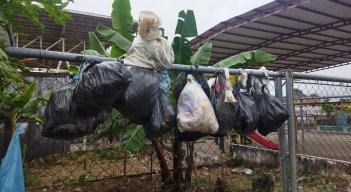 Desde el año 2013, aproximadamente, el vertedero Manorta tiene fallas por falta de maquinarias. Foto Anggy Polanco / La Opinión 