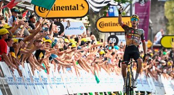 Laporte, ganador de la etapa 19 del Tour de Francia. AFP