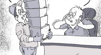 Comerciantes en espera