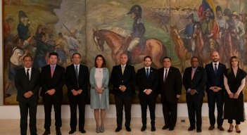 Duque se reunió con la delegación de Biden./Foto: Colprensa
