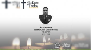 El uniformado asesinado fue identificado como Wilmer José Genes Hoyos./Foto: Colprensa