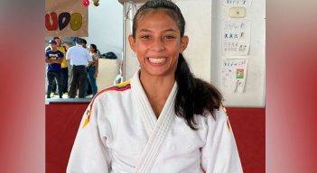 Maryuri Ureña, judoca cucuteña. 