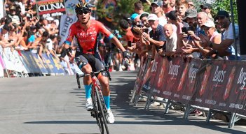 Santiago Buitrago ganó la primera etapa denla Vuelta a Burgos.