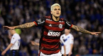Pedro fue la gran figura del Flamengo en la goleada sobre Vélez Sarfield.