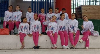Buena presentación tuvo la selección Norte de gimnasia rítmica en Cali. 