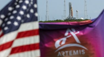 La NASA vuelve a aplazar el despegue de su cohete lunar./Foto: AFP
