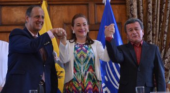 Durante el gobierno del presidente Juan Manuel Santos, Juan Camilo Restrepo estuvo al frente de los diálogos con el Eln, en Ecuador. / Foto archivo Colprensa