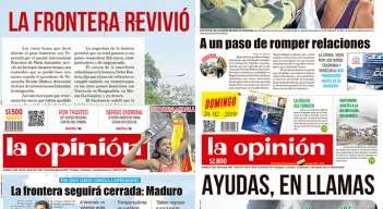 Las portadas con los hechos más importantes de la frontera