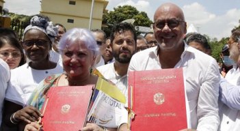 Los congresistas de Colombia y Venezuela se reunieron en la zona de frontera./Foto cortesía para La Opinión