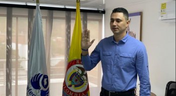 Ever Pallares fue nombrado como nuevo defensor regional del pueblo de Ocaña. /Foto cortesía para La Opinión