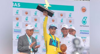 Iván Ramiro Sosa, campeón del Tour de Langkawi