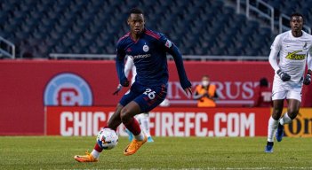 Jhon Jader Durán delantero colombiano, que juega con el Chicago Fire de la MLS.