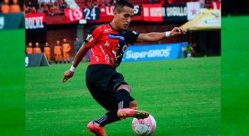 Styven Monsalve, jugador del Cúcuta Deportivo. 