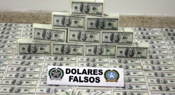 Golpe a falsificadores de moneda extranjera./Foto: Colprensa