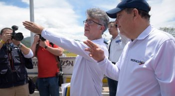 Visita director Migración Colombia puente Simón Bolívar