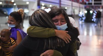 Migrantes regresan a Venezuela tras veto de EE. UU./Foto: AFP