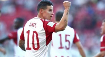 James volvió a marcar con el Olympiacos de Grecia./Foto: cortesía