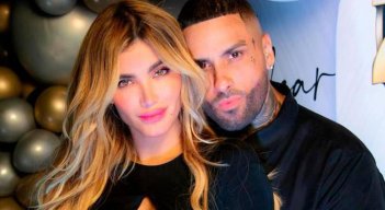 Nicky Jam y la modelo venezolana Aleska Génesis en sus meses de relación.