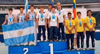 Cucuteños en la selección Colombia de gimnasia. 